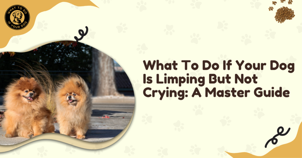 What To Do If Your Dog Is Limping But Not Crying: A Master Guide