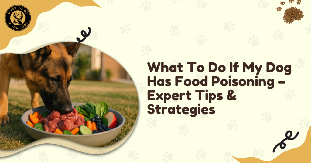What To Do If My Dog Has Food Poisoning - Expert Tips & Strategies
